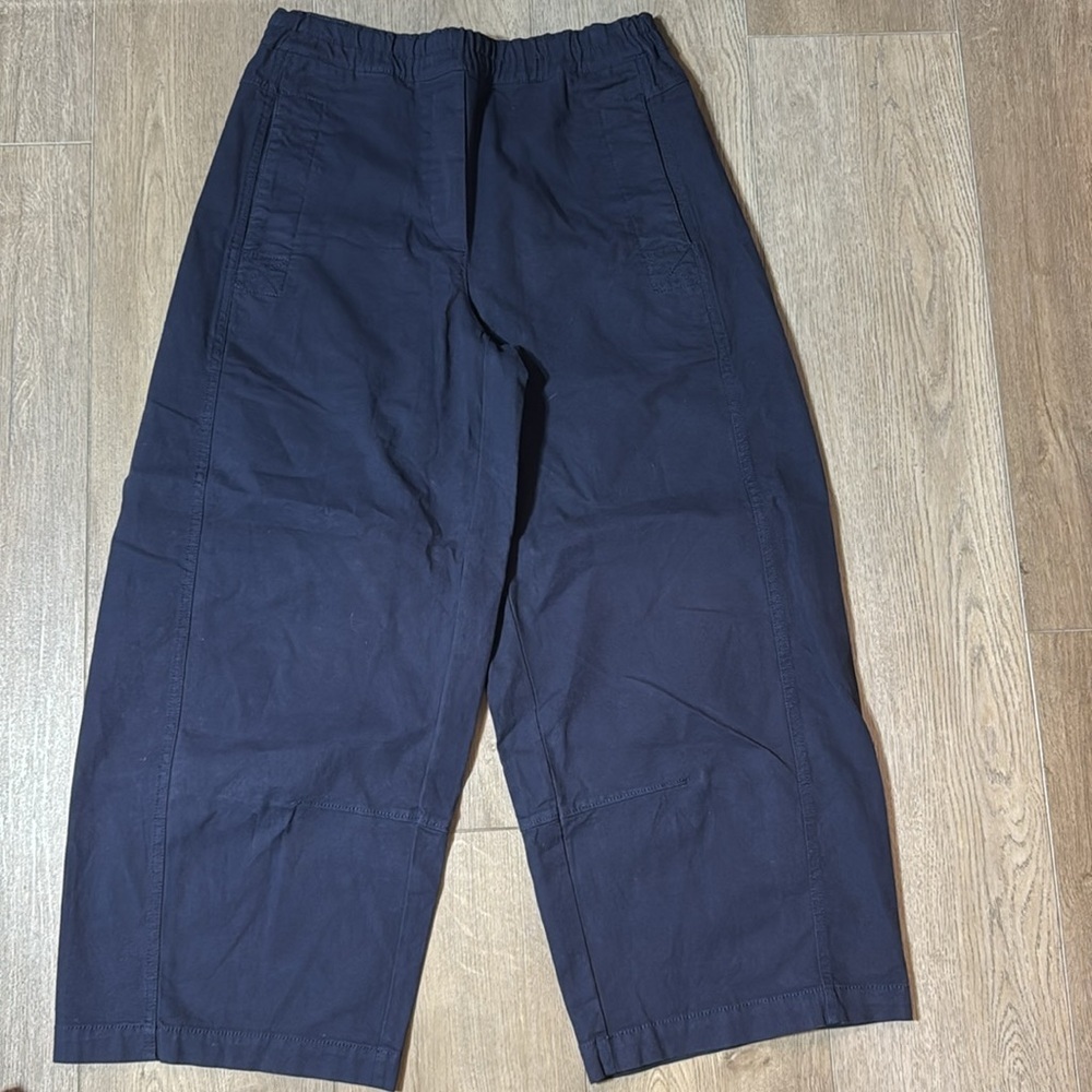 NWT! Banana Republic Navy Blue Mid-Rise Relaxed Painter Pull-On Pant - Multiple - Picture 5 of 7